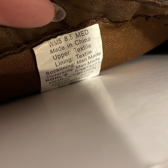 SO knee high brown boots with lace up and sweater detail size 8.5 - Picture 5 of 5